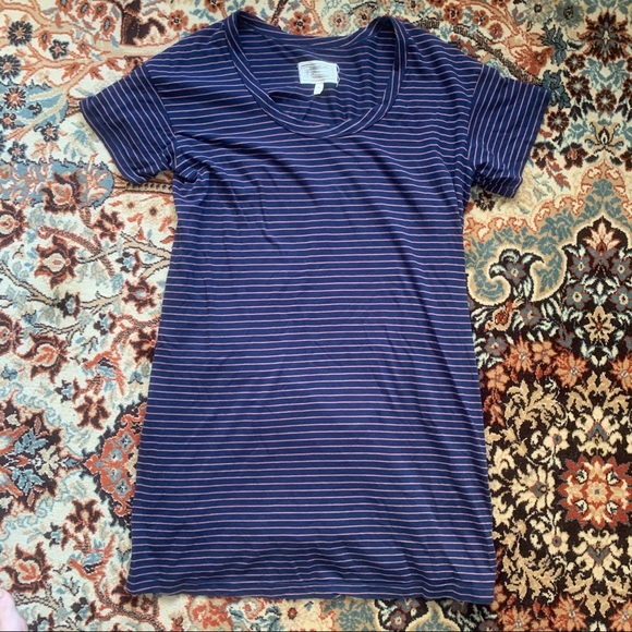 Current/Elliott Striped T-Shirt Dress - Picture 2 of 3